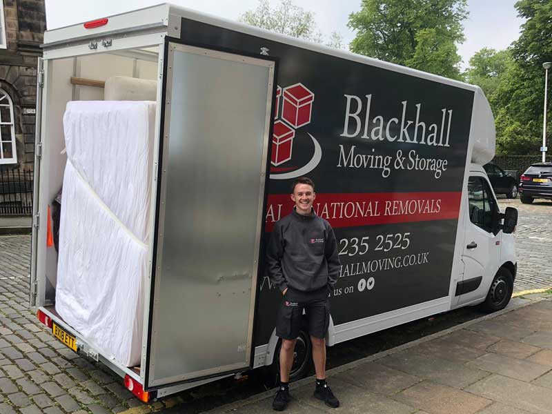 One of our smaller vans that we use for Removals Edinburgh